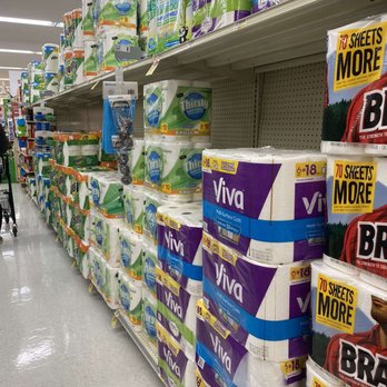 Jewel-Osco - a grocery store aisle filled with rolls of toilet paper - Grocery Near Me - Homewood, Illinois