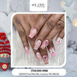Miss Nails & Spa - Beauty begins at your fingertips. This set brings a smooth, polished look.
Call to book your visit.