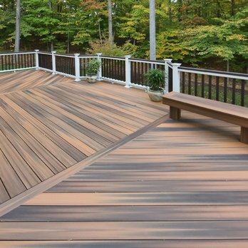 Barefoot Decks - a wooden deck with benches - General Contractors Near Me - Spring Grove, Illinois