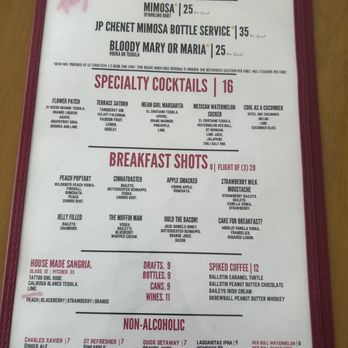 Downtown Terrace - menu - New American Near Me - Las Vegas, Nevada