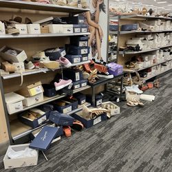 Target - A mess in the shoe department
