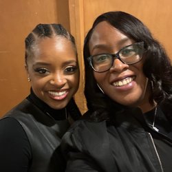Coppin State University - Me and Tamika Mallory