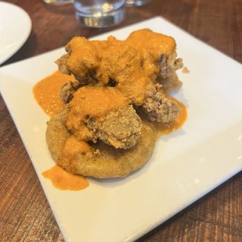 Gris-Gris - Oysters and fried green tomatoes - Cajun/Creole Near Me - New Orleans, Louisiana Gris-Gris - Oysters and fried green tomatoes - Cajun/Creole Near Me - New Orleans, Louisiana