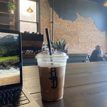 Bond & Bevel - 16oz iced mocha with hazelnut! So yummy! - Coffee & Tea Near Me - Caldwell, Idaho