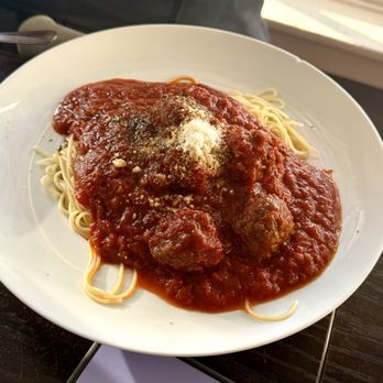 Something Vegan - Spaghetti & Meatballs Bolognese. Richly textured and very filling, but needing more salt. - Asian Fusion Near Me - Burbank, California Something Vegan - Spaghetti & Meatballs Bolognese. Richly textured and very filling, but needing more salt. - Asian Fusion Near Me - Burbank, California