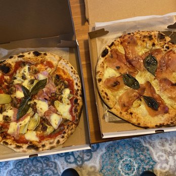 Basil Brick Oven Pizza - Capricciosa Pizza and Speck and Brie Pizza - Pizza Near Me - Astoria, New York Basil Brick Oven Pizza - Capricciosa Pizza and Speck and Brie Pizza - Pizza Near Me - Astoria, New York