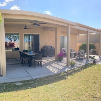 CS Patio Covers - Two new fans - Patio Coverings Near Me - Indio, California