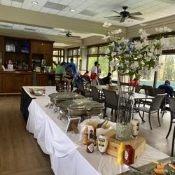 Dunwoody Country Club - interior food table for guests... amazing!