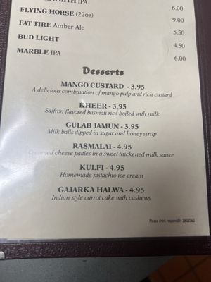 Menu photo 1 Namaste Rio Rancho, NM
