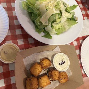 Luigi's Pizzeria - Caesar Salad and Mac and Cheese Bites - Pizza Near Me - Bellaire, Texas Luigi's Pizzeria - Caesar Salad and Mac and Cheese Bites - Pizza Near Me - Bellaire, Texas