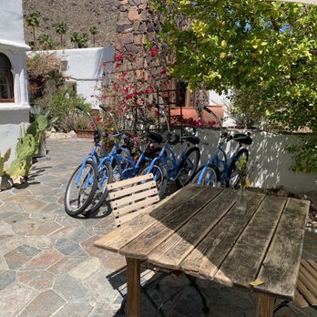 Korakia Pensione - Complimentary bikes available. They come with locks. - Hotels Near Me - Palm Springs, California Korakia Pensione - Complimentary bikes available. They come with locks. - Hotels Near Me - Palm Springs, California