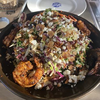 Draft Republic Carlsbad - Blackened Shrimp Chop Chop Salad - Comfort Food Near Me - Carlsbad, California