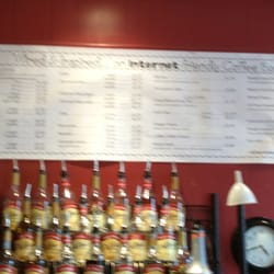 Wired & Inspired Coffee Bar - So many choices.