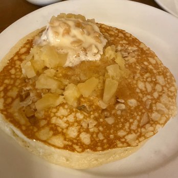 Kona Cafe - Macadamia Nut Pancake - single pancake. Not on the menu but if you ask for it, they can accommodate! - Sushi Bars Near Me - Lake Buena Vista, Florida