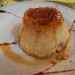 La Marina - Flan de cabello de ángel y carquiñolis