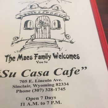 Su Casa Cafe - Finally made it to Su Casa! Can't wait to try it. - New Mexican Cuisine Near Me - Sinclair, Wyoming Su Casa Cafe - Finally made it to Su Casa! Can't wait to try it. - New Mexican Cuisine Near Me - Sinclair, Wyoming