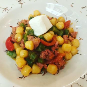 Far Out - Gnocchi with sausage and asparagus - Mediterranean Near Me - Bellagio, Colorado