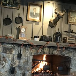 Cracker Barrel Old Country Store - The fire place in old style