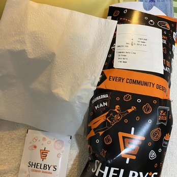 Shelby's Shawarma - Exterior Take-Out Wrapping - Middle Eastern Near Me - Toronto, Ontario