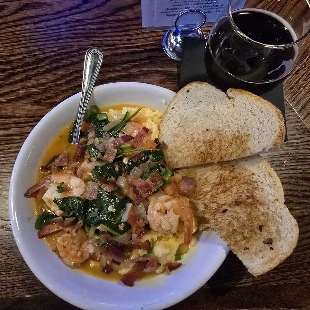 Windfall Brewing - Shrimp & Grits with Goat Cheese - get it - Steakhouses Near Me - Westminster, Colorado