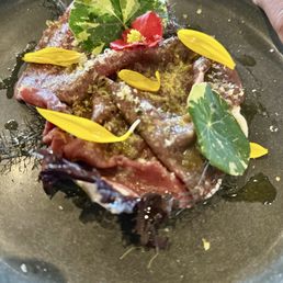 Bison Carpaccio