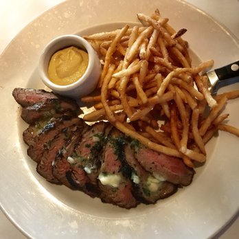 BrickTop's - Steak & Fries - American Kobe Sirloin, sliced, with herb butter - New American Near Me - Palm Beach, Florida BrickTop's - Steak & Fries - American Kobe Sirloin, sliced, with herb butter - New American Near Me - Palm Beach, Florida