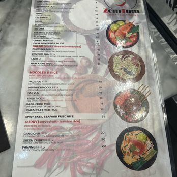 Zom Tum - Menu front - Laotian Near Me - Washington, DC, District of Columbia