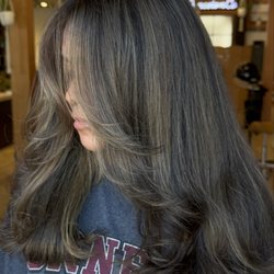 Happy Hair by Mila - Brown balayage with layered cut