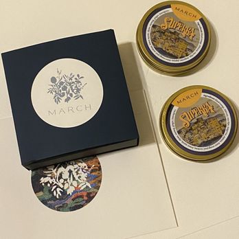 March - Gifts | Box of Sweets, Tea Tins, Letter - Mediterranean Near Me - Houston, Texas