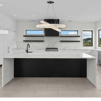 Precision Water Jet - a kitchen with a large island - Countertop Installation Near Me - Wenatchee, Washington