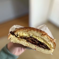 Lloyd's Donut Kitchen - 2. Egg, cheese, bacon on croissant