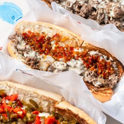 Beachside Seafood Restaurant & Market - Our famous cheesesteaks!