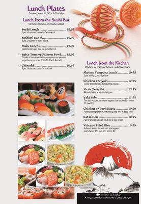 Menu photo 2 Volcano Sushi Bar Virginia Beach, VA Menu photo 2 Volcano Sushi Bar Virginia Beach, VA