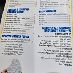 Newport Cafe - Breakfast menu