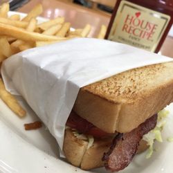 Sealy Truck Stop Diner - BLT with fries