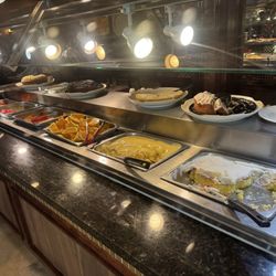 New China Buffet - Sushi, meats, desert tables