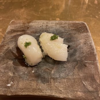 Uchi - namahotate - dayboat scallop - Japanese Near Me - Dallas, Texas Uchi - namahotate - dayboat scallop - Japanese Near Me - Dallas, Texas