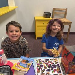 Hanging out in the toy room.