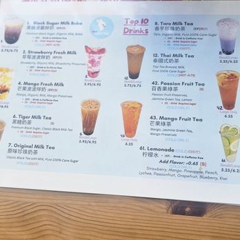 Love Tea - Drink menu - Coffee & Tea Near Me - San Francisco, California