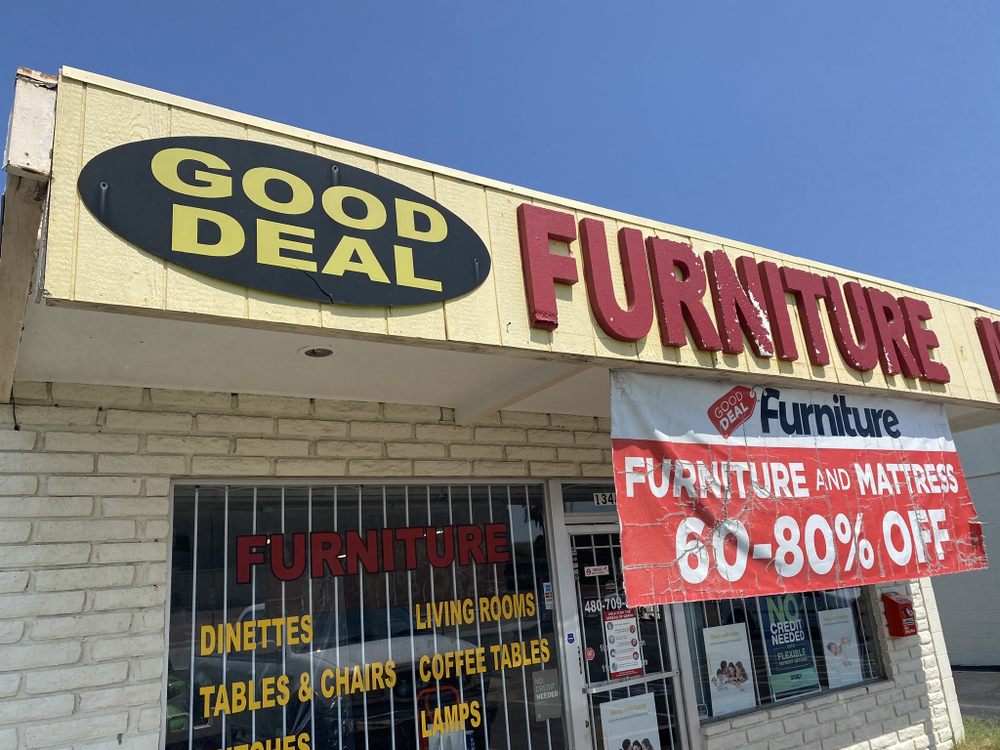 GOOD DEAL FURNITURE MUEBLERIA EN MESA Updated June 2024 1348 W University Dr, Mesa, Arizona