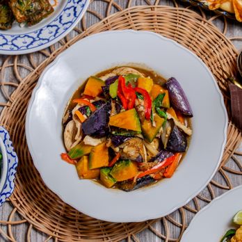 Civilize Thai Bistro - Eggplant &pumpkin basil - Thai Near Me - Beverly Hills, California Civilize Thai Bistro - Eggplant &pumpkin basil - Thai Near Me - Beverly Hills, California