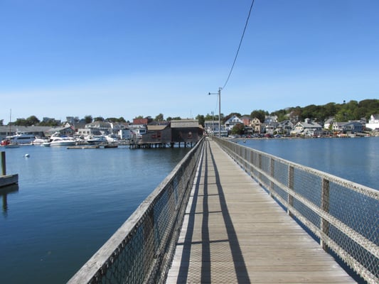 Boothbay Harbor Footbridge by null