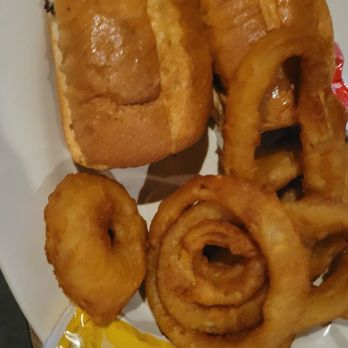 StarDome - Philly steak with onion rings - Comedy Clubs Near Me - Hoover, Alabama