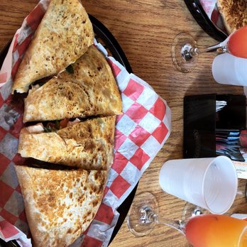 Toasted - Chicken quesadilla and original mimosa - Breakfast & Brunch Near Me - Huntsville, Texas