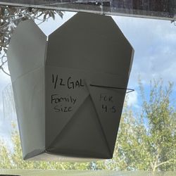 Food by the 1/2 Gallon! Yaaaaaas!!!
