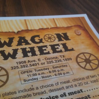 Wagon Wheel BBQ - Great texan bbq! - Barbeque Near Me - Ozona, Texas