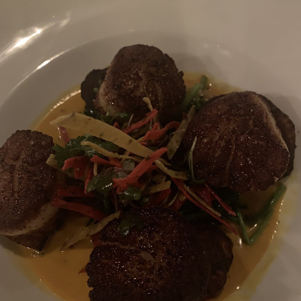 Zocalo - Chili Dusted Sea Scallops - New American Near Me - Charlottesville, Virginia Zocalo - Chili Dusted Sea Scallops - New American Near Me - Charlottesville, Virginia