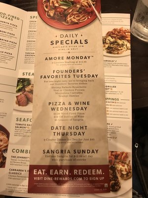 Menu photo 5 Carrabba's Italian Grill Orlando, FL Menu photo 5 Carrabba's Italian Grill Orlando, FL