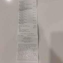 OshKosh B'gosh - Receipt of purchase.
