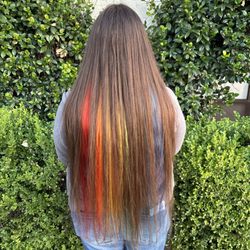 liberty hair - Rainbow peak a boo!!!